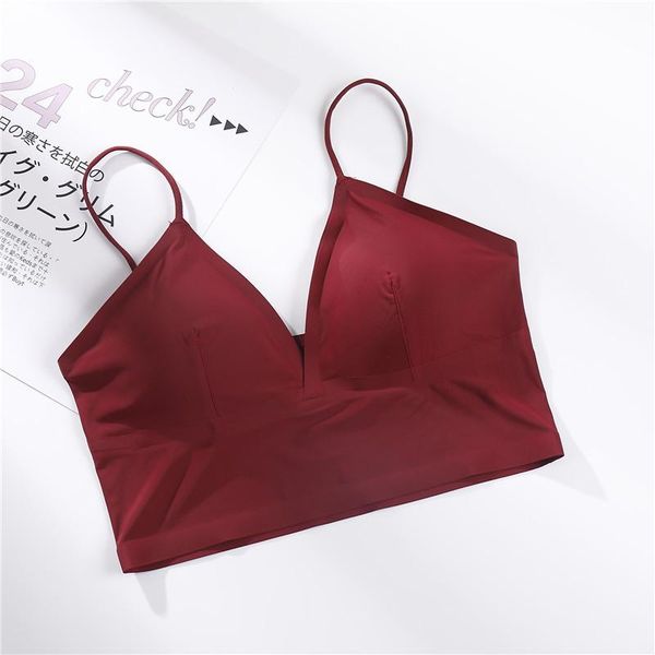 seamless crop women tanks underwear solid color sleeveless camis deep v cropped tube padded camisole femme bustiers & corsets, Black;white
seamless crop women tanks underwear solid color sleeveless camis deep v cropped tube padded camisole femme bustiers & corsets, Black;white