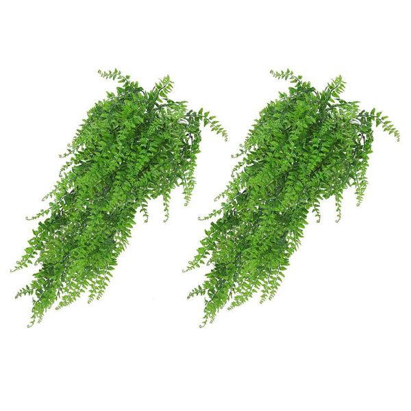 decorative flowers & wreaths 2pcs artificial hanging plants fake plant leaves for wall house room decoration
decorative flowers & wreaths 2pcs artificial hanging plants fake plant leaves for wall house room decoration