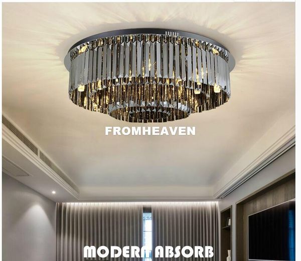 ceiling lights ly led crystal lamp round smokey champagne flush mount lighting for office home decoration
ceiling lights ly led crystal lamp round smokey champagne flush mount lighting for office home decoration