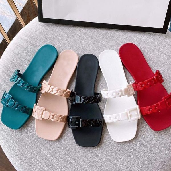 luxurys designers shoes candy color pvc flat slippers women two straps buckle slides summer sandals fashion designer holiday bea, Black
luxurys designers shoes candy color pvc flat slippers women two straps buckle slides summer sandals fashion designer holiday bea, Black