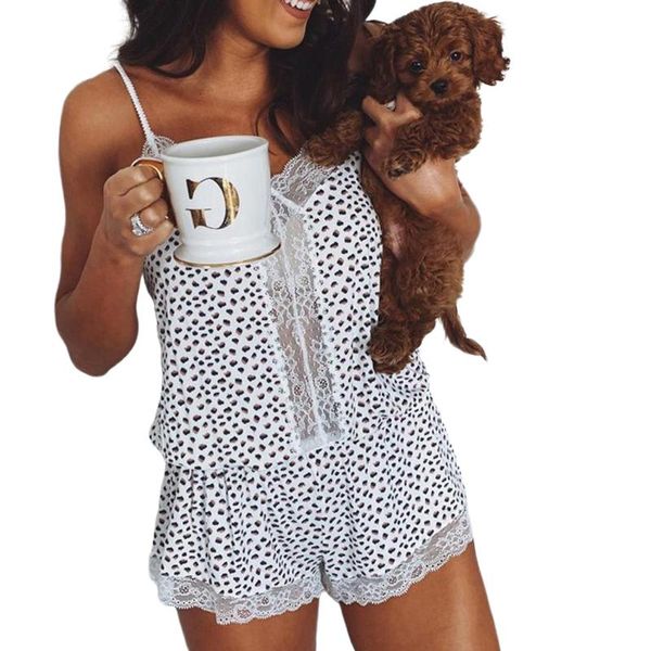 women's jumpsuits & rompers ladies suspender jumpsuit printing v-neck lace decoration sleeveless siamese trousers women casual leisure, Black;white
women's jumpsuits & rompers ladies suspender jumpsuit printing v-neck lace decoration sleeveless siamese trousers women casual leisure, Black;white