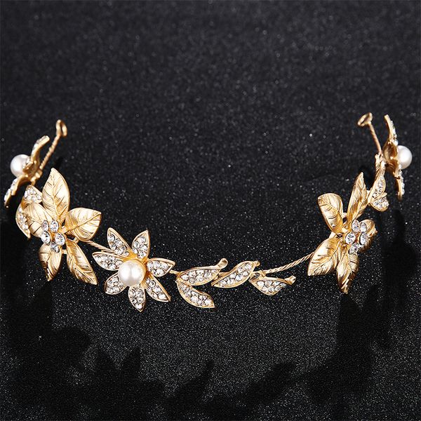 baroque style bridal tiaras leaf pearl flower rhinestone wedding hair accessories headband crown jewelry jcg006, Golden;white
baroque style bridal tiaras leaf pearl flower rhinestone wedding hair accessories headband crown jewelry jcg006, Golden;white