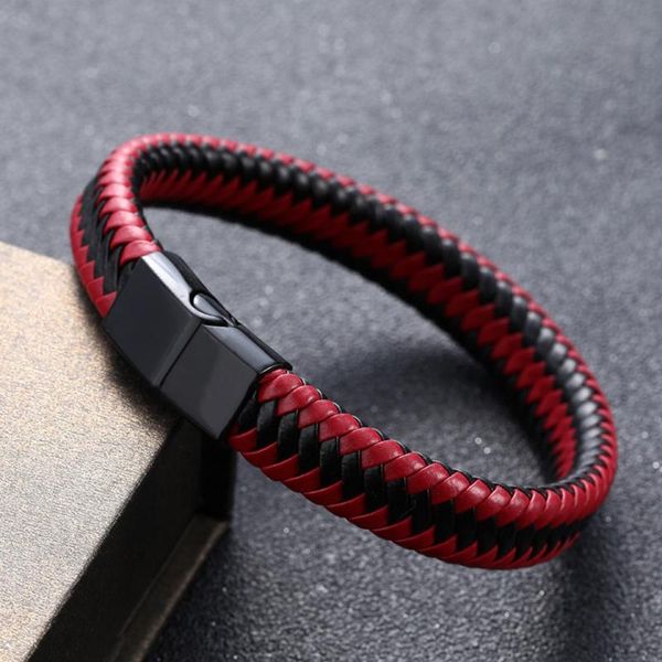 charm bracelets fashion joker hand-woven leather men's bracelet metal magnetic buckle retro wrist jewelry textured, Golden;silver
charm bracelets fashion joker hand-woven leather men's bracelet metal magnetic buckle retro wrist jewelry textured, Golden;silver
