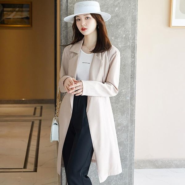 women's trench coats apricot sun protection clothing mid-length windbreaker small spring and autumn 2021 stylish thin fashionable, Tan;black
women's trench coats apricot sun protection clothing mid-length windbreaker small spring and autumn 2021 stylish thin fashionable, Tan;black