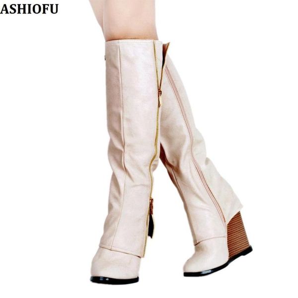 boots ashiofu handmade real pos womens wadge heel knee party prom winter fashion evening club shoes, Black
boots ashiofu handmade real pos womens wadge heel knee party prom winter fashion evening club shoes, Black