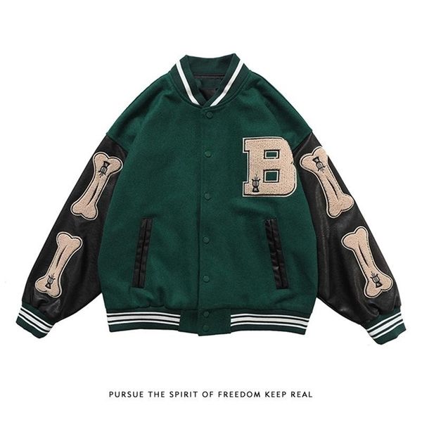 bomber jacket coat couple baseball hip-hop varsity uniform street casual racer streetwear harajuku 211014, Black;brown
bomber jacket coat couple baseball hip-hop varsity uniform street casual racer streetwear harajuku 211014, Black;brown