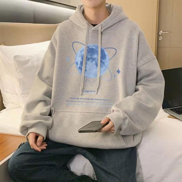 men's hoodies & sweatshirts autumn and winter hooded plus fleece sweater trendy jacket trend korean version of the wild loose ins top, Black
men's hoodies & sweatshirts autumn and winter hooded plus fleece sweater trendy jacket trend korean version of the wild loose ins top, Black