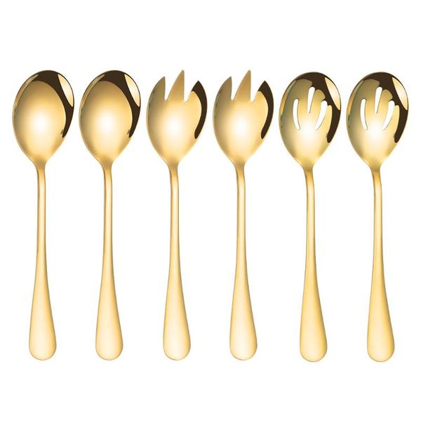 spoons 3pcs stainless steel spoon fork colander salad dessert golden cutlery set creative tableware dinnerware kitchen accessories
spoons 3pcs stainless steel spoon fork colander salad dessert golden cutlery set creative tableware dinnerware kitchen accessories