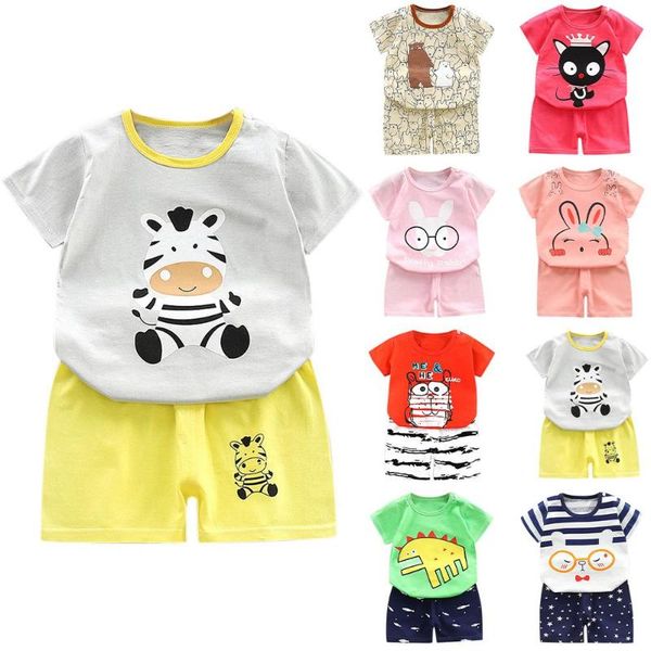 kids clothes set cartoon print boys girls round neck short sleeve t shirts shorts toddler outfits children's sets clothing, White
kids clothes set cartoon print boys girls round neck short sleeve t shirts shorts toddler outfits children's sets clothing, White