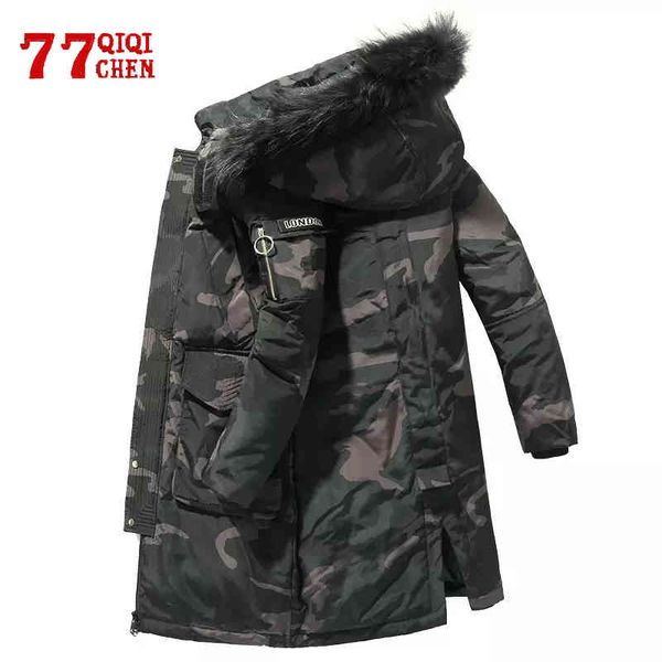 down -30 jacket men winter degrees warm white duck camouflage coat fur collar windbreaker long parkas coats size m-3xl, Black
down -30 jacket men winter degrees warm white duck camouflage coat fur collar windbreaker long parkas coats size m-3xl, Black