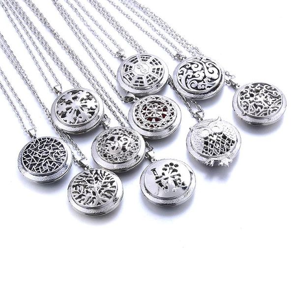 chains wholesale lockets necklace perfume aroma diffuser essential oil pendant mix random style, Silver
chains wholesale lockets necklace perfume aroma diffuser essential oil pendant mix random style, Silver