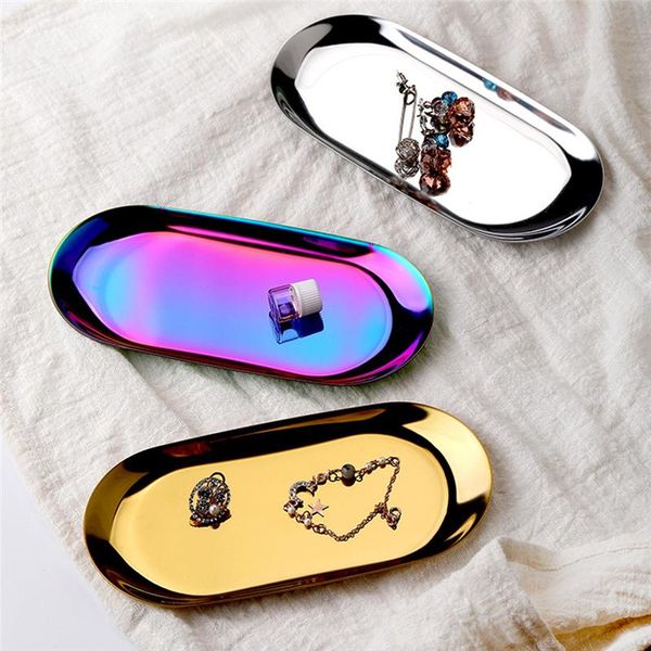 kitchen storage & organization stainless steel tray dish jewelry ring organizer bread dessert plate golden oval deskdecoration 1pc
kitchen storage & organization stainless steel tray dish jewelry ring organizer bread dessert plate golden oval deskdecoration 1pc
