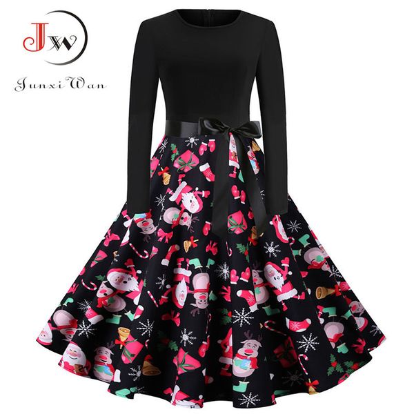 winter women christmas dress vintage robe swing elegant party xmas long sleeve casual plus size print black year sundress 210510, Black;gray
winter women christmas dress vintage robe swing elegant party xmas long sleeve casual plus size print black year sundress 210510, Black;gray