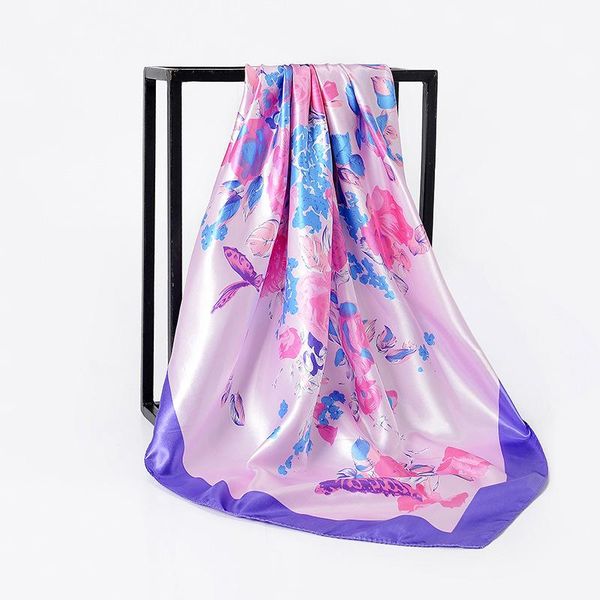 fashion silk satin neck scarf women print hijab scarfs female 90*90cm square shawls wraps scarves lady elegant court rose, Blue;gray
fashion silk satin neck scarf women print hijab scarfs female 90*90cm square shawls wraps scarves lady elegant court rose, Blue;gray
