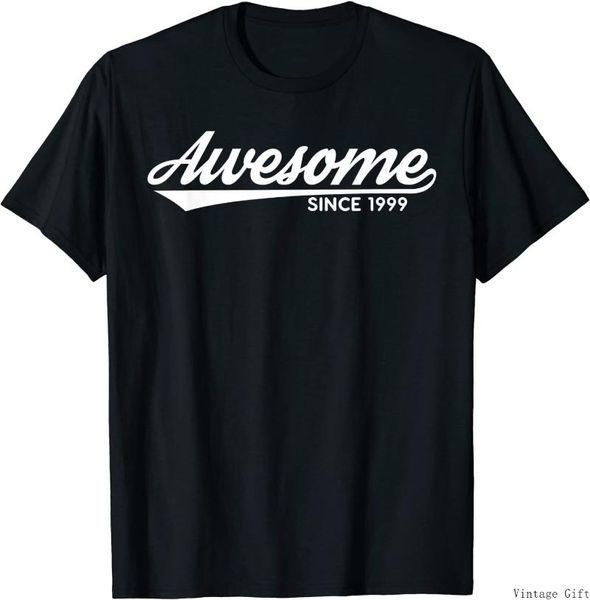 men's t-shirts awesome since 1999 vintage 22nd birthday turning 22 year old t-shirt, White;black
men's t-shirts awesome since 1999 vintage 22nd birthday turning 22 year old t-shirt, White;black