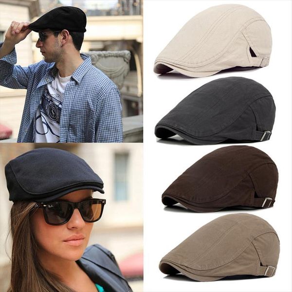 man berets cotton british vintage flat caps gatsby male solid gray black spring autumn winter adjustable driver hats, Blue;gray
man berets cotton british vintage flat caps gatsby male solid gray black spring autumn winter adjustable driver hats, Blue;gray
