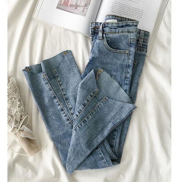 women's jeans cowboy casual chic blue flare trousers 2021 loose slim all match denim high waist plus stylish split pants
women's jeans cowboy casual chic blue flare trousers 2021 loose slim all match denim high waist plus stylish split pants