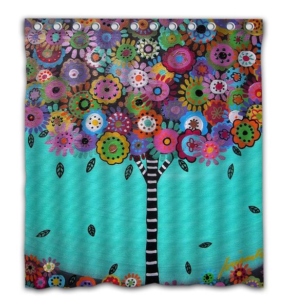 mexican style flower tree polyester waterproof material bath curtain shower curtains
mexican style flower tree polyester waterproof material bath curtain shower curtains