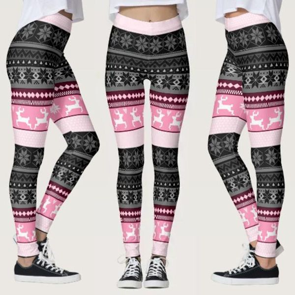 women's leggings fashion pants print high waist happy christmas party long color ladies xmas trousers #t2g, Black
women's leggings fashion pants print high waist happy christmas party long color ladies xmas trousers #t2g, Black