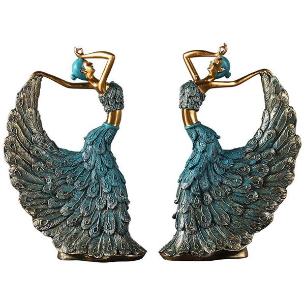 decorative objects & figurines resin peacock dancer character modern lady dancing statue fairy garden interior home living room decoration
decorative objects & figurines resin peacock dancer character modern lady dancing statue fairy garden interior home living room decoration