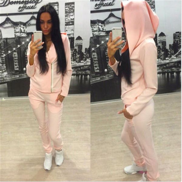two piece dress autumn women cotton tracksuit 2 set clothing solid suit woman zipper hoodies costumes, White
two piece dress autumn women cotton tracksuit 2 set clothing solid suit woman zipper hoodies costumes, White
