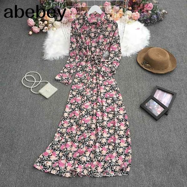 spring temperament all-match stand collar puff sleeve dress waist slim single breasted floral 210512, Black;gray
spring temperament all-match stand collar puff sleeve dress waist slim single breasted floral 210512, Black;gray