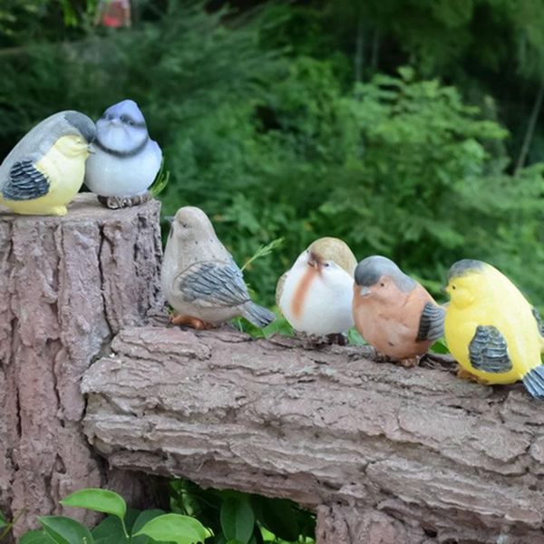 6pcs bird figurines simulation resin home ornament garden animal decoration natural feeling for lawn courtyard accessories decorative object
6pcs bird figurines simulation resin home ornament garden animal decoration natural feeling for lawn courtyard accessories decorative object