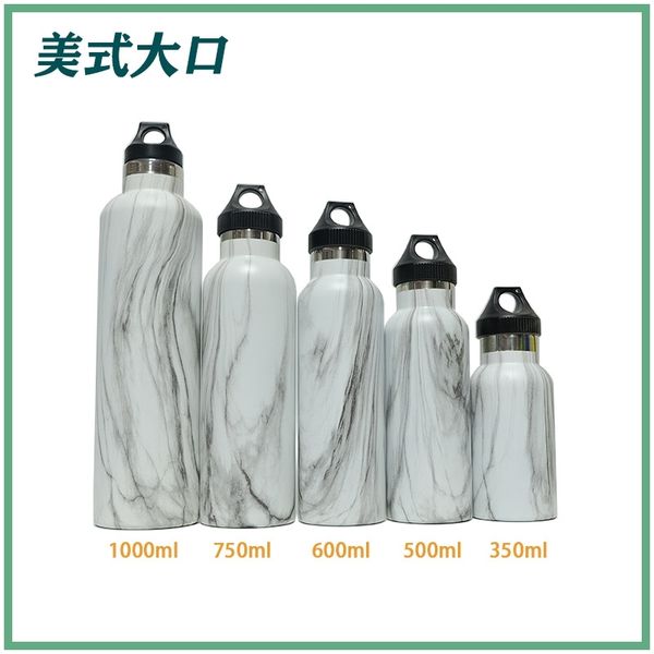 creative water transfer american large mouth marble insulated 304 stainless steel outdoor sports cycling cup
creative water transfer american large mouth marble insulated 304 stainless steel outdoor sports cycling cup