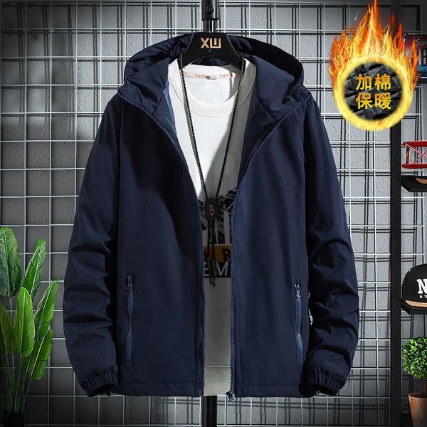 men's down & parkas jacket winter cotton padded warm coat hooded with pockets casual outdoor windbreaker male clothing kpop s-7xl, Black
men's down & parkas jacket winter cotton padded warm coat hooded with pockets casual outdoor windbreaker male clothing kpop s-7xl, Black