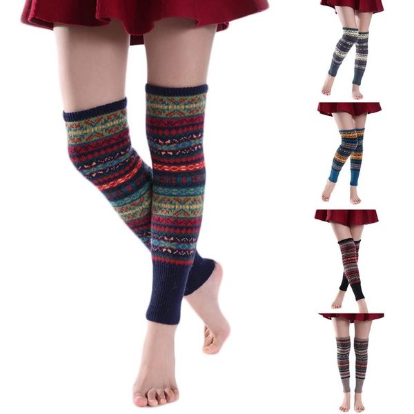 socks & hosiery women bohemian knitted long cover fluorescent colorful striped thick warm thigh high over knee stockings boot, Black;white
socks & hosiery women bohemian knitted long cover fluorescent colorful striped thick warm thigh high over knee stockings boot, Black;white