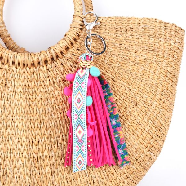 Long Tassel KeyChains Gift Boho Style Car Handbag Ornaments Pendants For Women Girls Trinket Leather Key Ring
Long Tassel KeyChains Gift Boho Style Car Handbag Ornaments Pendants For Women Girls Trinket Leather Key Ring