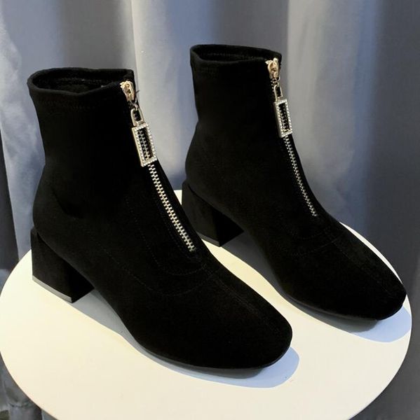 boots women's pointed toe yarn elastic ankle thick heel high heels shoes woman female socks 2021 spring, Black
boots women's pointed toe yarn elastic ankle thick heel high heels shoes woman female socks 2021 spring, Black
