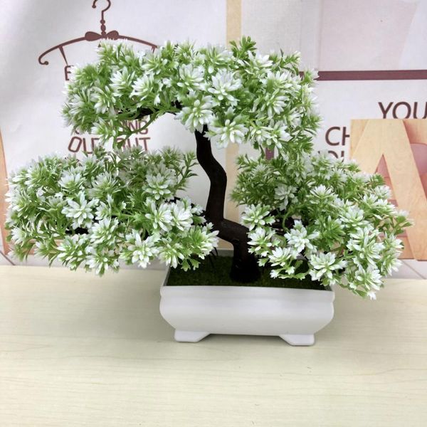 decorative flowers & wreaths artificial plants potted bonsai simulation lotus pine flower set small green for home garden decor 
decorative flowers & wreaths artificial plants potted bonsai simulation lotus pine flower set small green for home garden decor