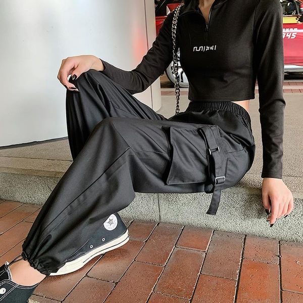 women's pants & capris cargo loose spring autumn 2021 high waist straight beam pantst trousers korean streetwear female ropa mujer, Black;white
women's pants & capris cargo loose spring autumn 2021 high waist straight beam pantst trousers korean streetwear female ropa mujer, Black;white
