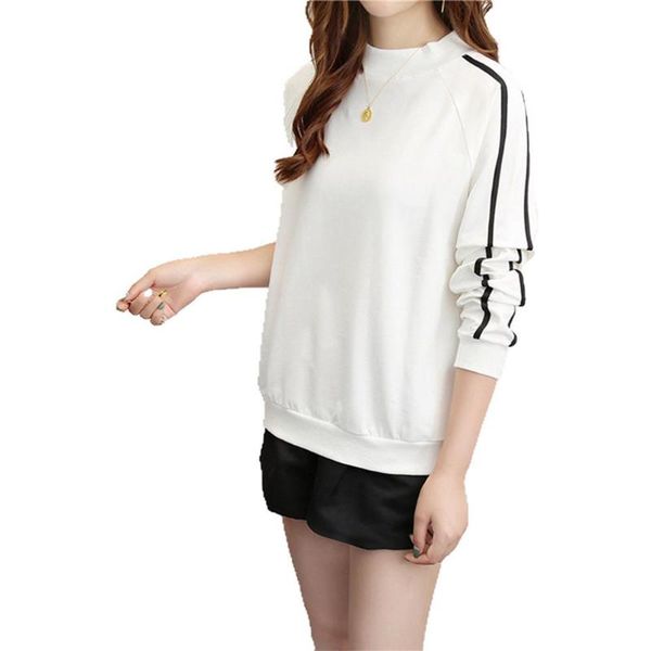 women's hoodies & sweatshirts spring autumn high collar blouse large size print hoodie student long sleeve sweatshirt, Black
women's hoodies & sweatshirts spring autumn high collar blouse large size print hoodie student long sleeve sweatshirt, Black