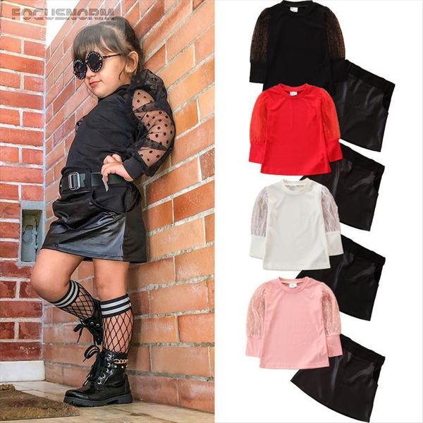 1 6y autumn winter girls fashion clothes sets puff sleeve solid knit leather a line skirts 4 colors, White
1 6y autumn winter girls fashion clothes sets puff sleeve solid knit leather a line skirts 4 colors, White