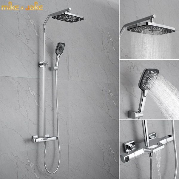 chrome brass thermostatic shower set black faucet wall bath mixer rainfall bathroom sets
chrome brass thermostatic shower set black faucet wall bath mixer rainfall bathroom sets