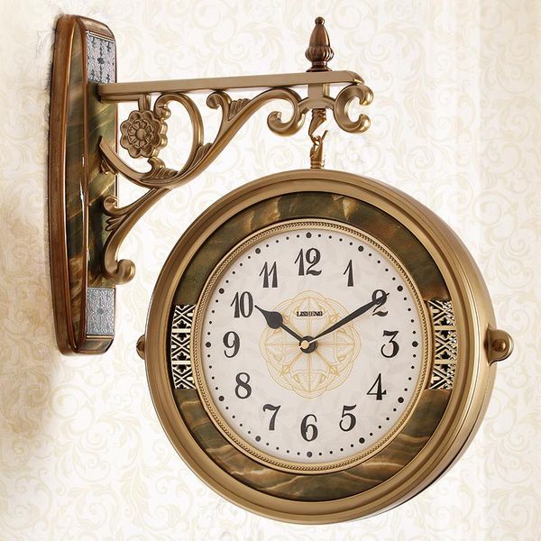 wall clocks double face luxury clock european style large decorative creative reloj de pared home decor oo50wc
wall clocks double face luxury clock european style large decorative creative reloj de pared home decor oo50wc