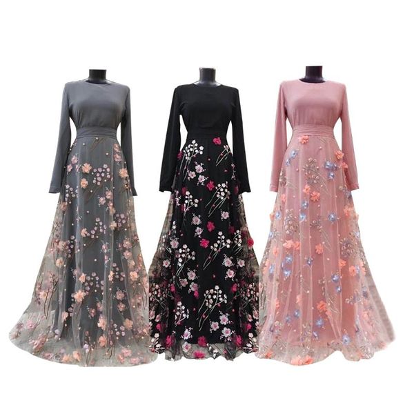 ethnic clothing europe and the united states embroidered three-dimensional flower dress hollow stitching long muslim women's, Red
ethnic clothing europe and the united states embroidered three-dimensional flower dress hollow stitching long muslim women's, Red