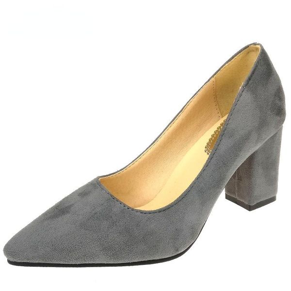 dress shoes square heel women pointed toe pumps fashion gray high heels flock leather black party plus big size 47 48 50
dress shoes square heel women pointed toe pumps fashion gray high heels flock leather black party plus big size 47 48 50