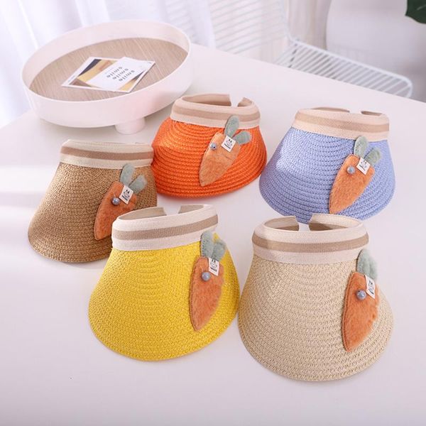 caps & hats lovely summer capless straw hat children kids sun protection adjustable boys girls cartoon carrot visors caps#g, Yellow
caps & hats lovely summer capless straw hat children kids sun protection adjustable boys girls cartoon carrot visors caps#g, Yellow