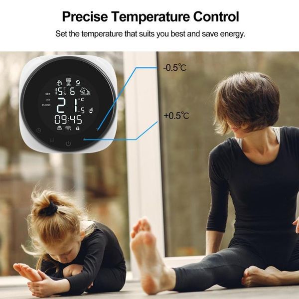 smart home control 77jf tuya wifi thermostat lcd display touch intelligent temperature 3a
smart home control 77jf tuya wifi thermostat lcd display touch intelligent temperature 3a