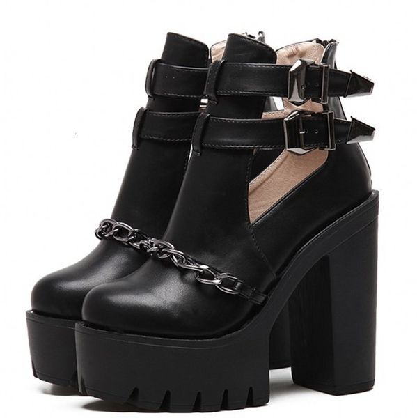 dress shoes women's fashionable high-heeled boots, casual footwear with round and current buckles for the thick toe tyu78, spring autum, Black
dress shoes women's fashionable high-heeled boots, casual footwear with round and current buckles for the thick toe tyu78, spring autum, Black