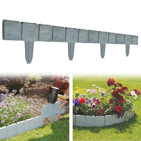 1pc 25x23.5cm cobbled stone effect plastic garden edging hammer-in lawn palisade grass decoration balcony vegetables plant pot decorations
1pc 25x23.5cm cobbled stone effect plastic garden edging hammer-in lawn palisade grass decoration balcony vegetables plant pot decorations