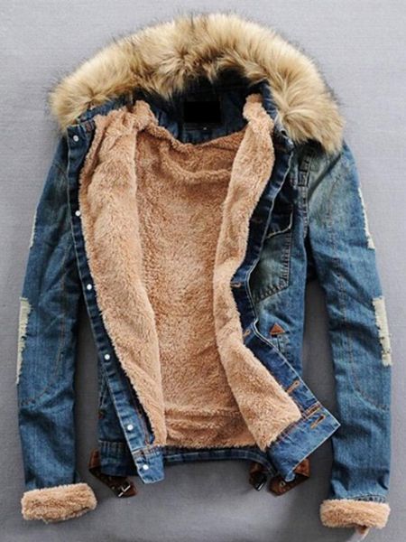 men's jackets 2021 men's washed denim jacket casual coat, Black;brown