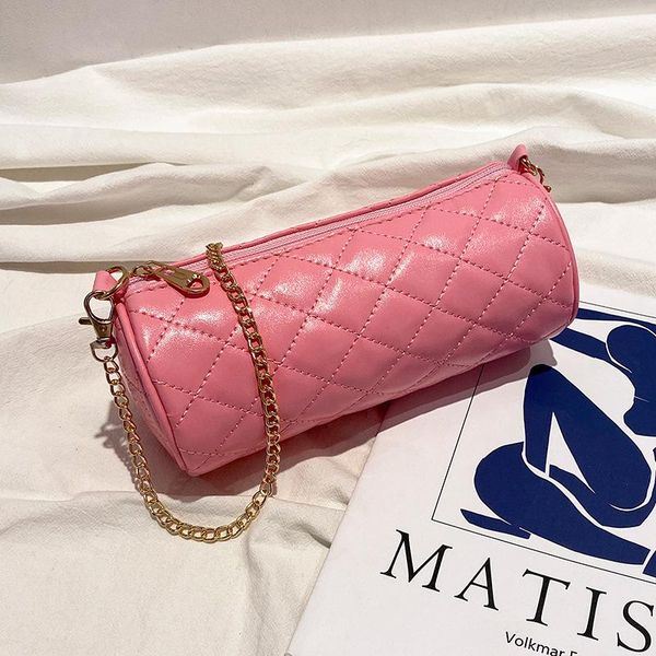 evening bags women single shoulder pink retro bag pu fabric cylinder package rhombic crossbody exquisite and practical
evening bags women single shoulder pink retro bag pu fabric cylinder package rhombic crossbody exquisite and practical