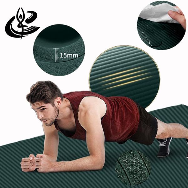 200*90cm15mm exercise gymnastics extra thick nbr yoga mat sport gym home fitness camping tasteless pad mats
200*90cm15mm exercise gymnastics extra thick nbr yoga mat sport gym home fitness camping tasteless pad mats