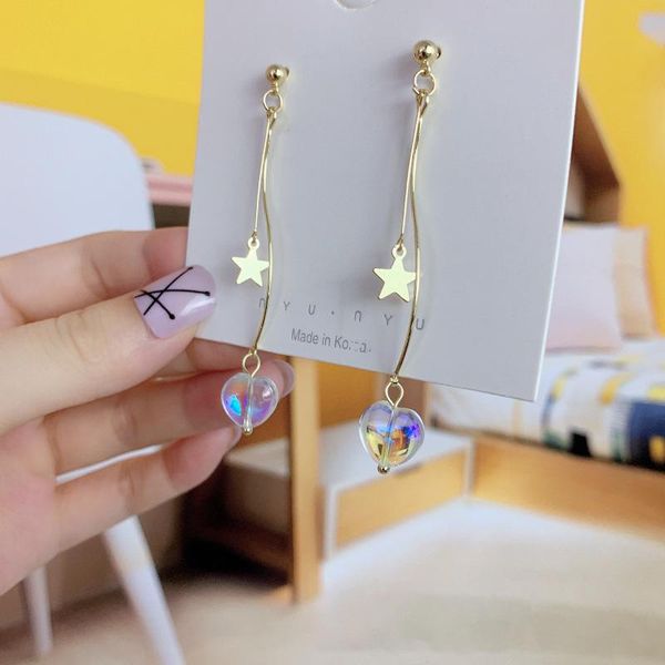 dangle & chandelier 2021 arrival acrylic vintage love star earrings for women fashion gold color metal party pendiente, Silver
dangle & chandelier 2021 arrival acrylic vintage love star earrings for women fashion gold color metal party pendiente, Silver
