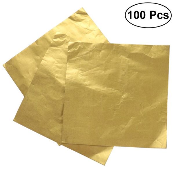 100pcs aluminium foil paper golden wrapping gift packaging for chocolate candy bath bombs wrap
100pcs aluminium foil paper golden wrapping gift packaging for chocolate candy bath bombs wrap