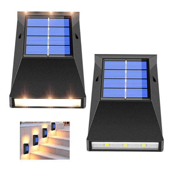 solar lamps 2pcs led light outdoor waterproof lighting powered wall for garden decoration street
solar lamps 2pcs led light outdoor waterproof lighting powered wall for garden decoration street